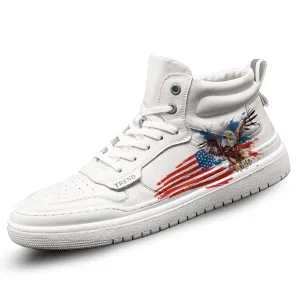 Amerian Flag Eagle High Top Sneaker