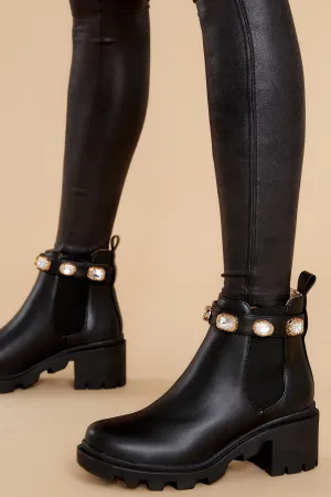 Amulet Black Ankle Booties