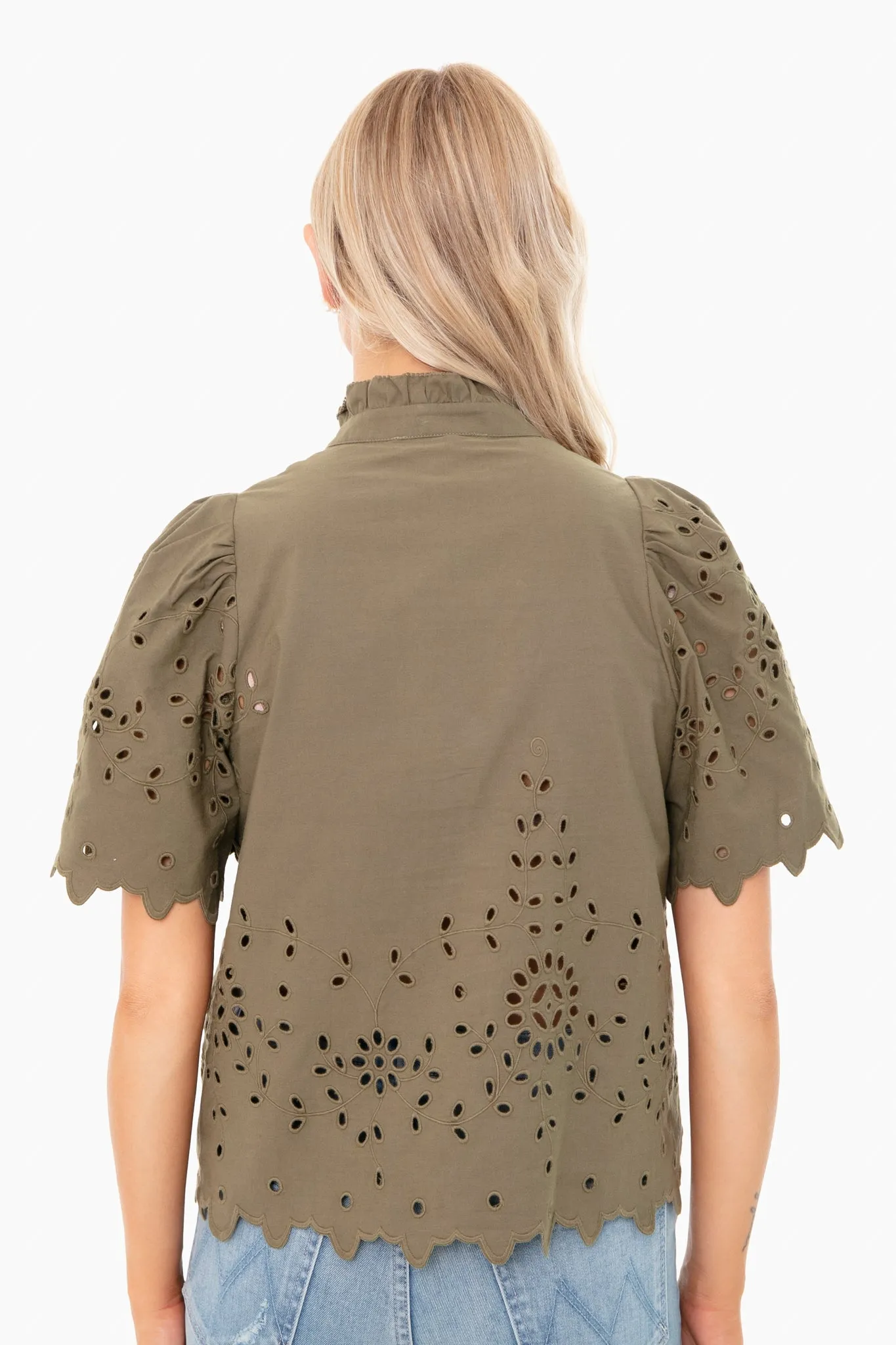 Army Fiona Short Sleeve Top