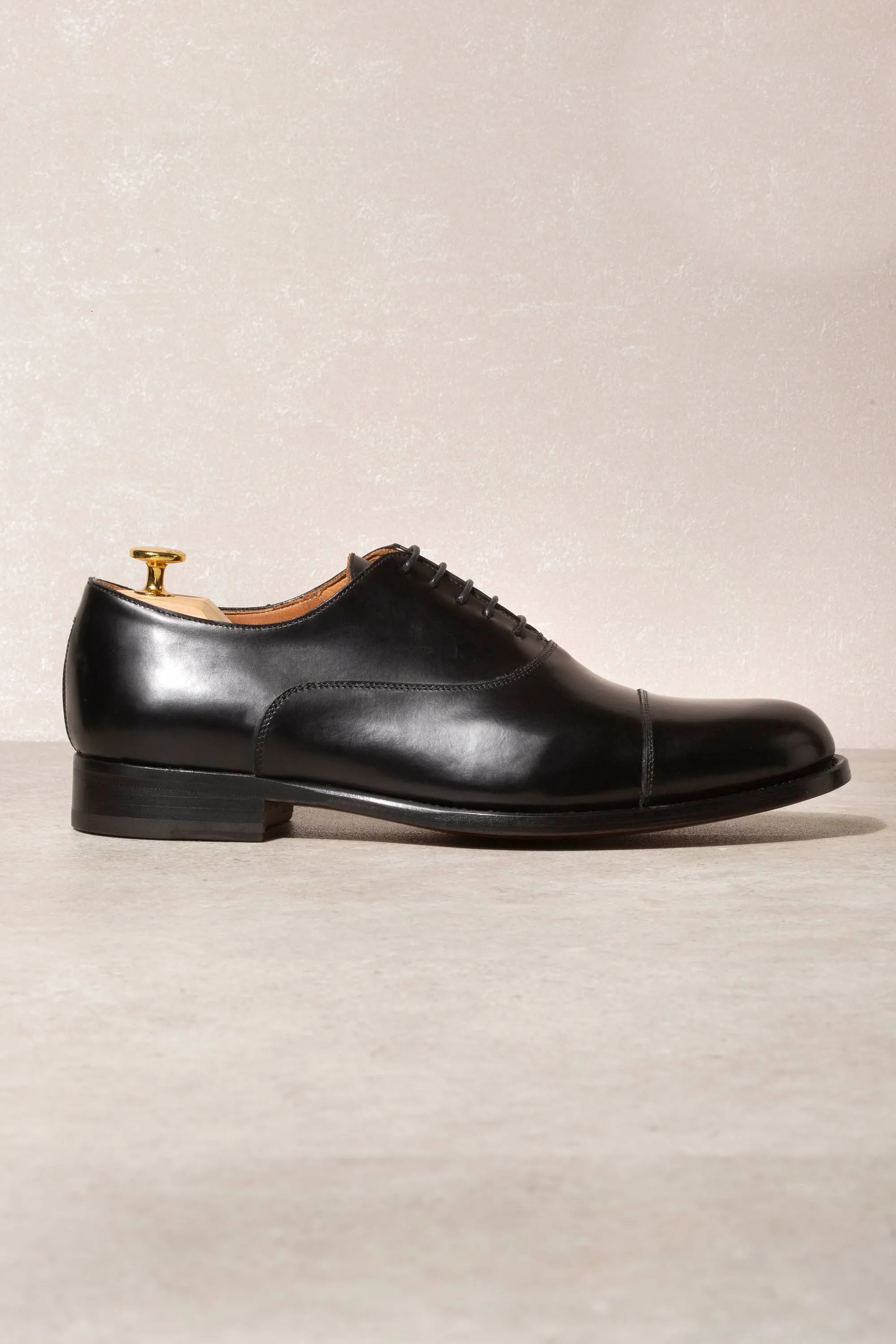 Black Tuxedo Oxfords - Made in Italy