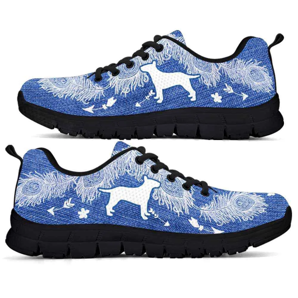 Bull Terrier Sneaker, Bull Terrier Dog Lovers Sneakers Running Shoes Gift Women Men, Bull Terrier Shoes