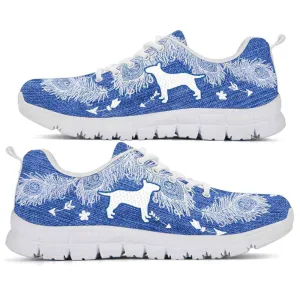 Bull Terrier Sneaker, Bull Terrier Dog Lovers Sneakers Running Shoes Gift Women Men, Bull Terrier Shoes