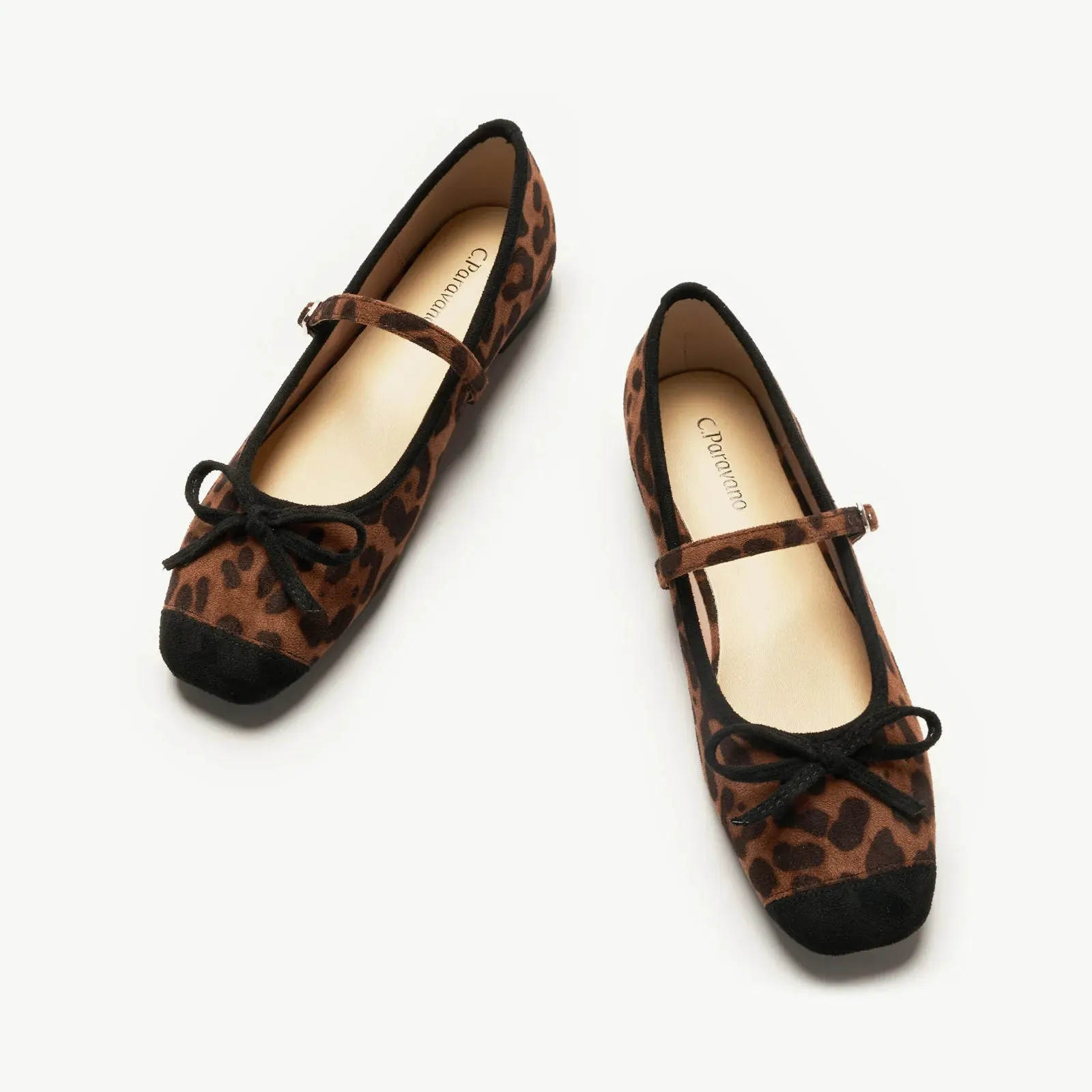 Cap-Toe Mary Jane Ballerina (Clara) Leopard