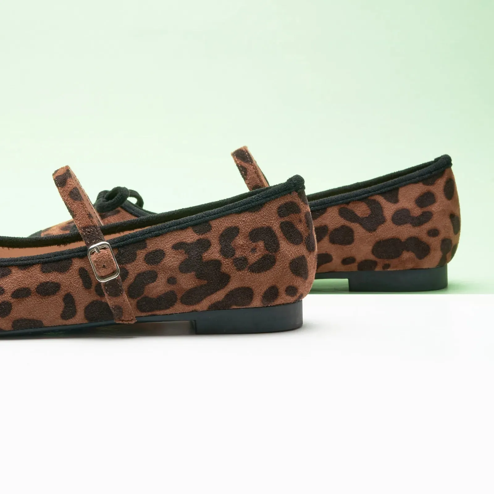 Cap-Toe Mary Jane Ballerina (Clara) Leopard