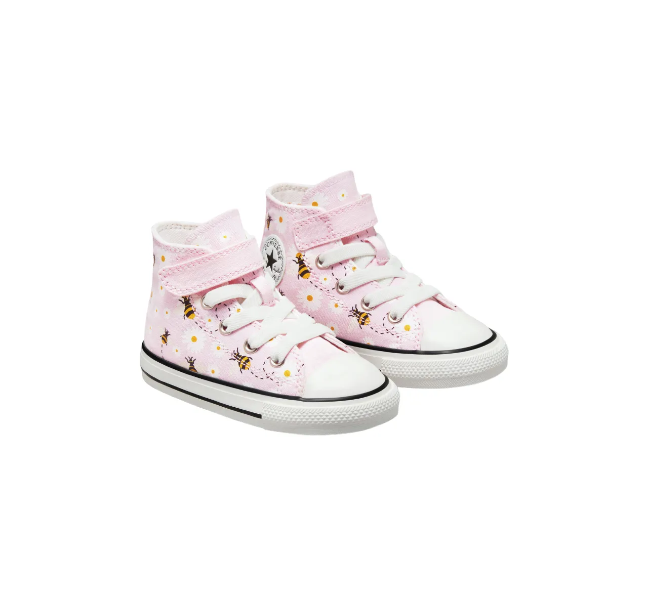 Converse Chuck Taylor All Star Easy-On Bees A01620C pink white black high canvas shoe 