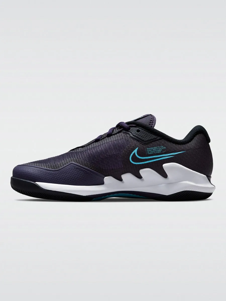 Court Air Zoom Vapor Pro Sneaker - Dark Raisin-Copa-White-Black