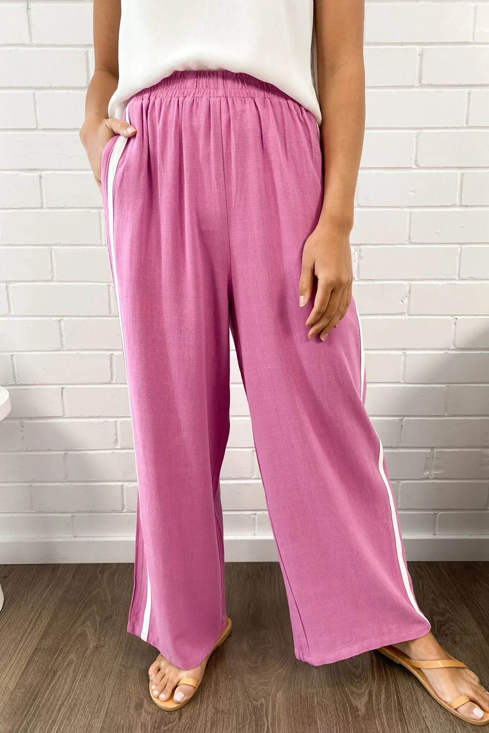 Courtney Linen Blend Pants