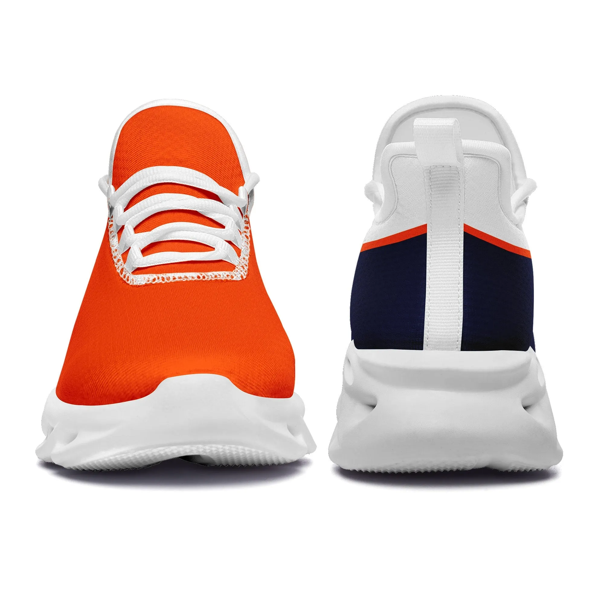 Custom Orange Blue Jersey MaxSoul Shoes and Hat Combo Offer Personalized ZH-bd0b007e-ae