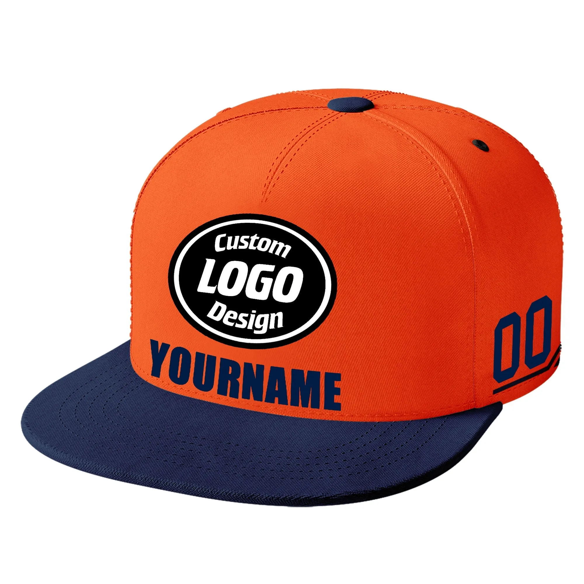 Custom Orange Blue Jersey MaxSoul Shoes and Hat Combo Offer Personalized ZH-bd0b007e-ae