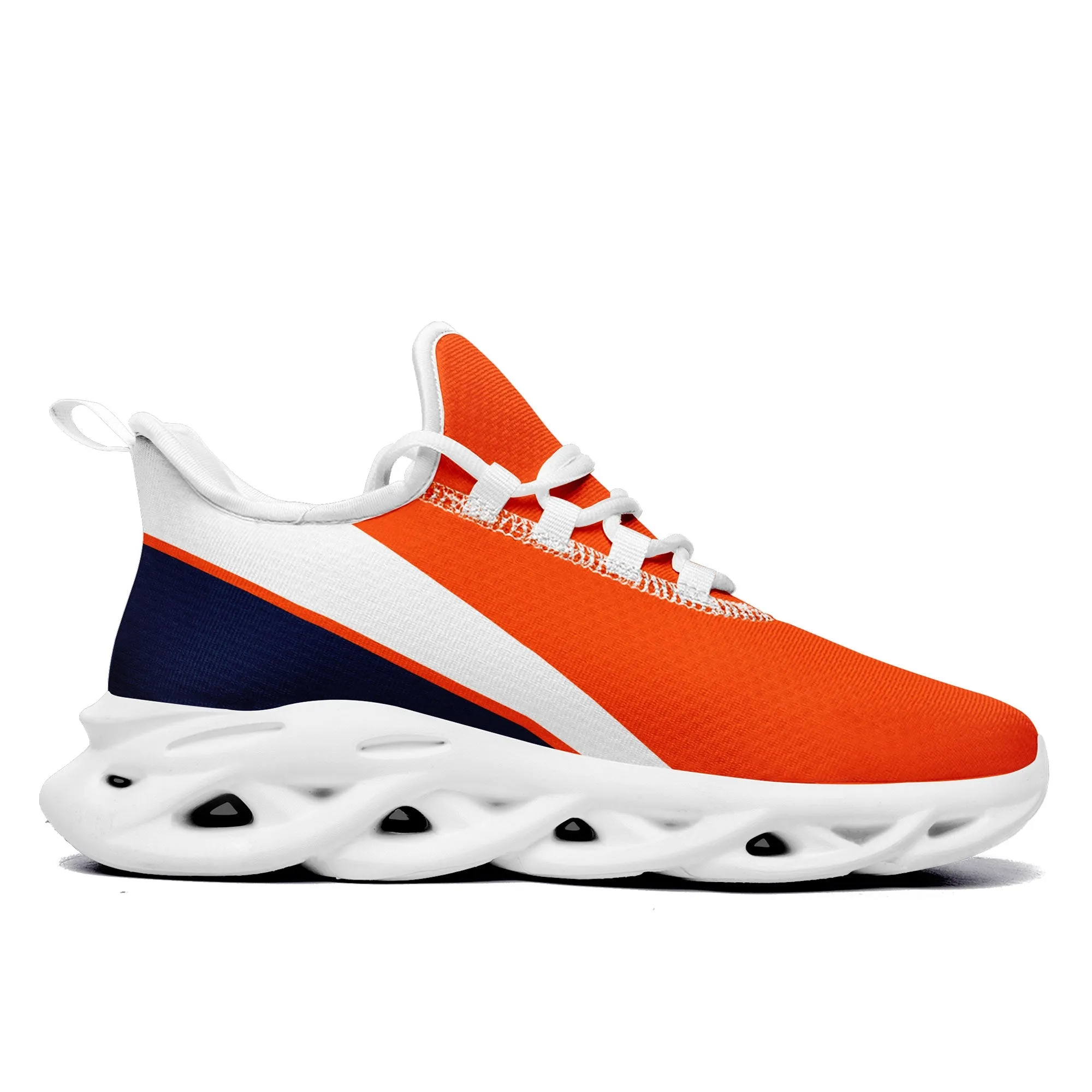 Custom Orange Blue Jersey MaxSoul Shoes and Hat Combo Offer Personalized ZH-bd0b007e-ae