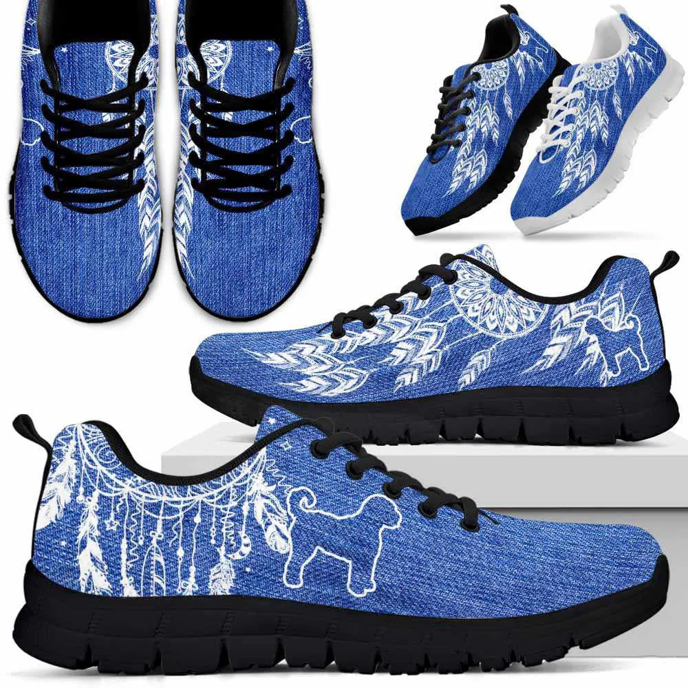 Doodle Sneaker, Doodle Dog Lovers Sneakers Running Shoes Gift Women Men Dog Mom Dad, Doodle Shoes