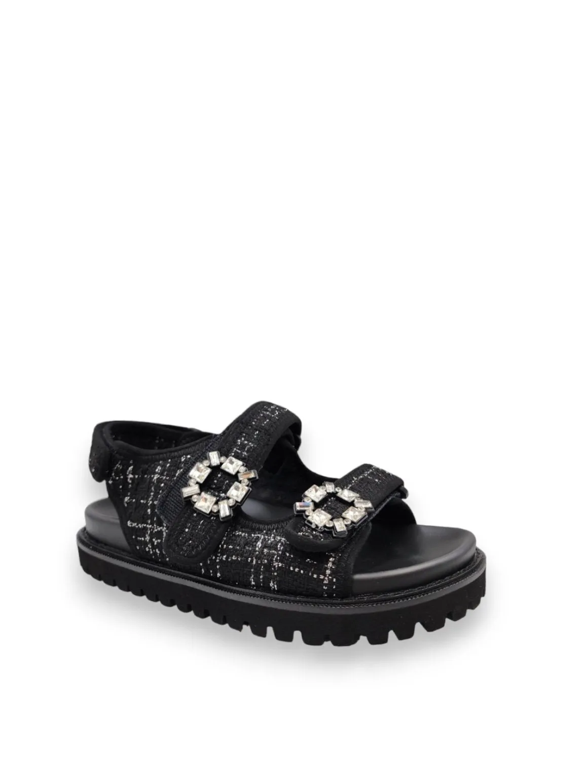 Jamie Flats Buckle Sandals