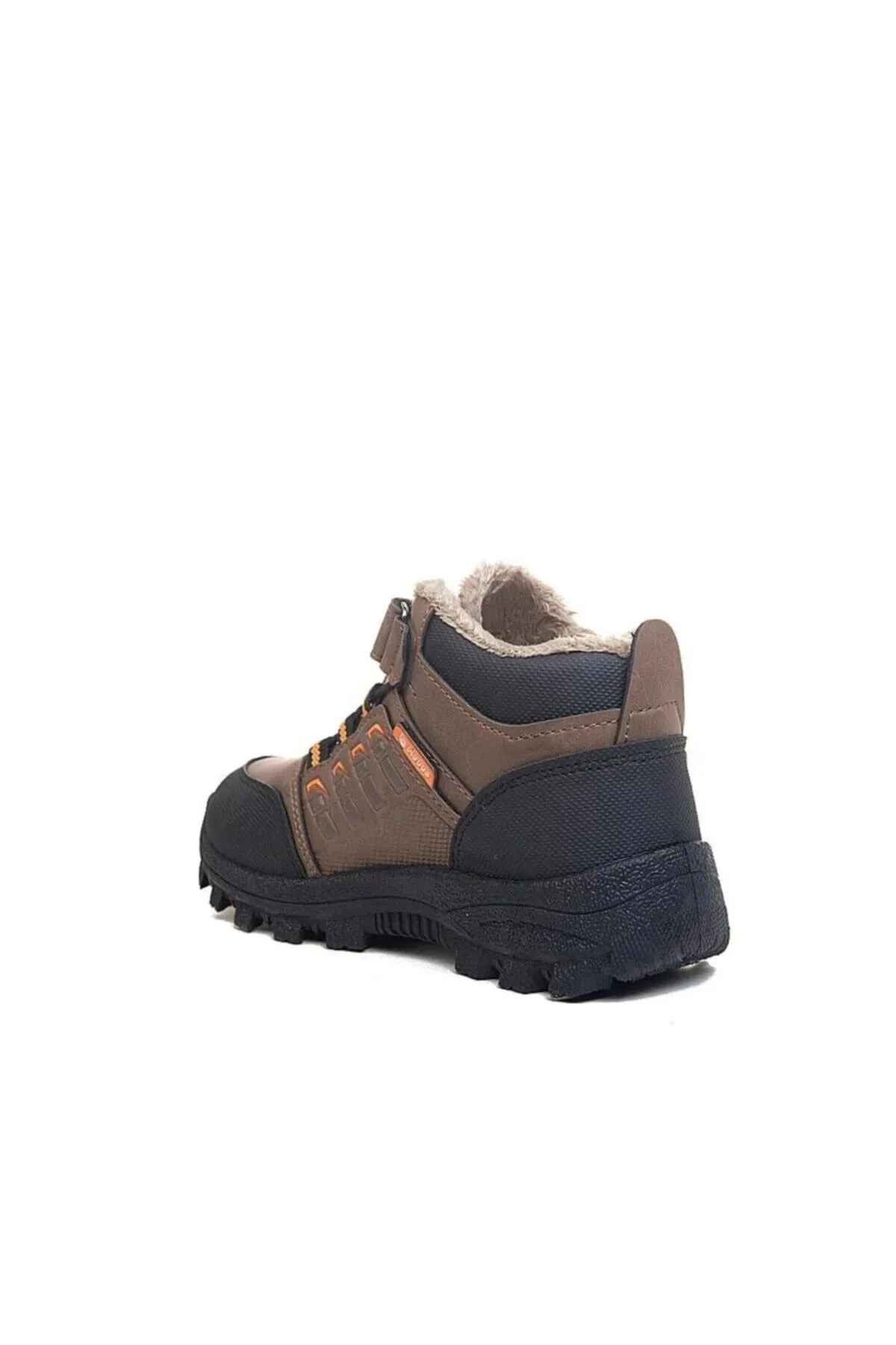 Lagoos Boy's Brown Fur Striped Children's Boots