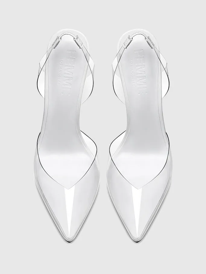 Macallan Slingback Pump - Lambo White