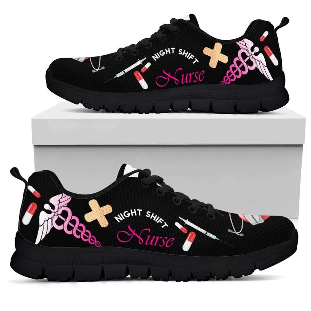 Nurse Sneaker, Night Shift Nurse Sneakers Shoes, Best Shoes For Nurses