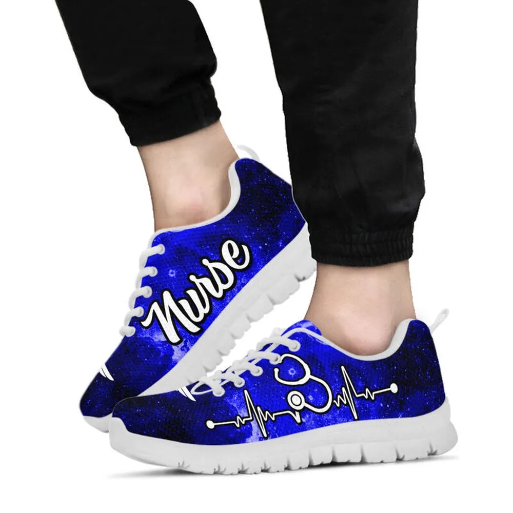 Nurse Sneaker, Nurse Blue Sneakers Shoes, Best Shoes For Nurses