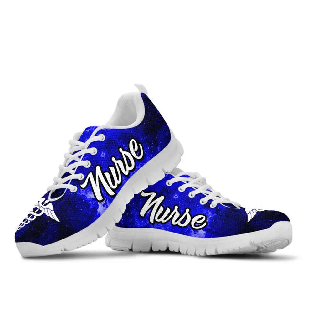 Nurse Sneaker, Nurse Blue Sneakers Shoes, Best Shoes For Nurses