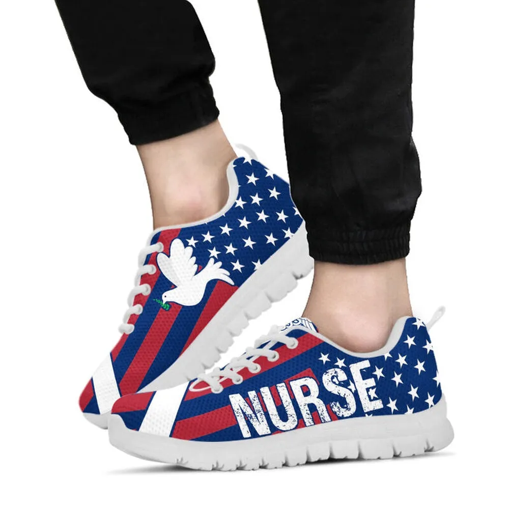 Nurse Sneaker, Nurse Peace Sneakers Shoes, Best Shoes For Nurses