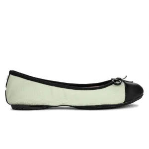 OLIVIA Ballet Flat Shoes - Sage Bubbles