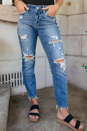 Take It Easy Boyfriend Denim