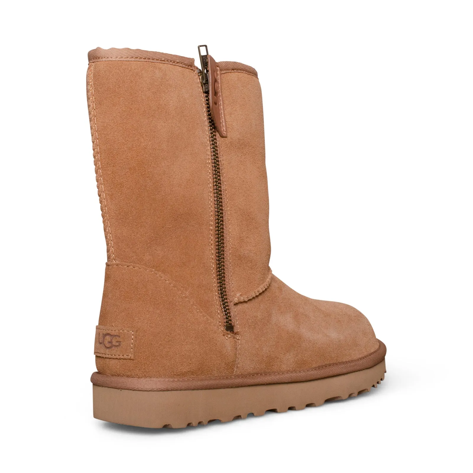 UGG Classic Short Bailey Zip Chestnut Boots - Women's