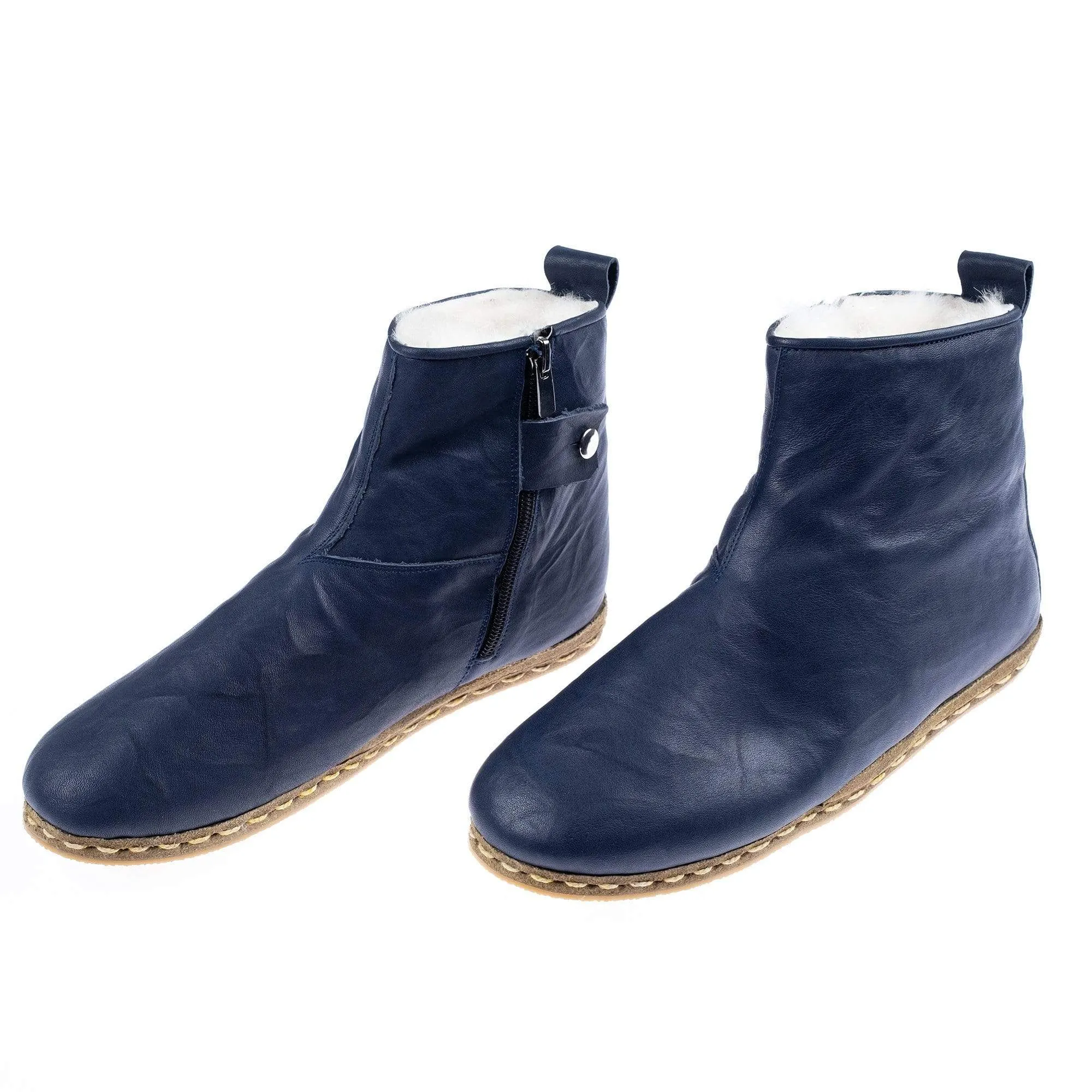 Women's Navy Boots